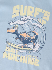 NAME IT T-shirt Vux Blue Fog 